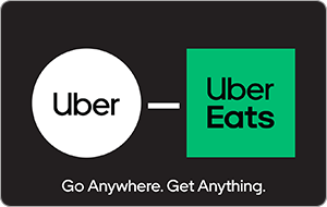 Uber gift card